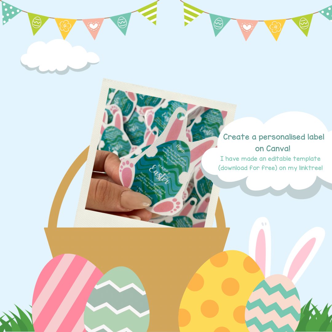 Missjurcevic's tweet photo. 📢 Calling all Primary School Teachers!
Are you looking for a cute, last minute Easter present for your students that’s won’t break the 🏦 ?  

I’ve got you covered! 
#acuedu_p https://t.co/rlL9HxunW6