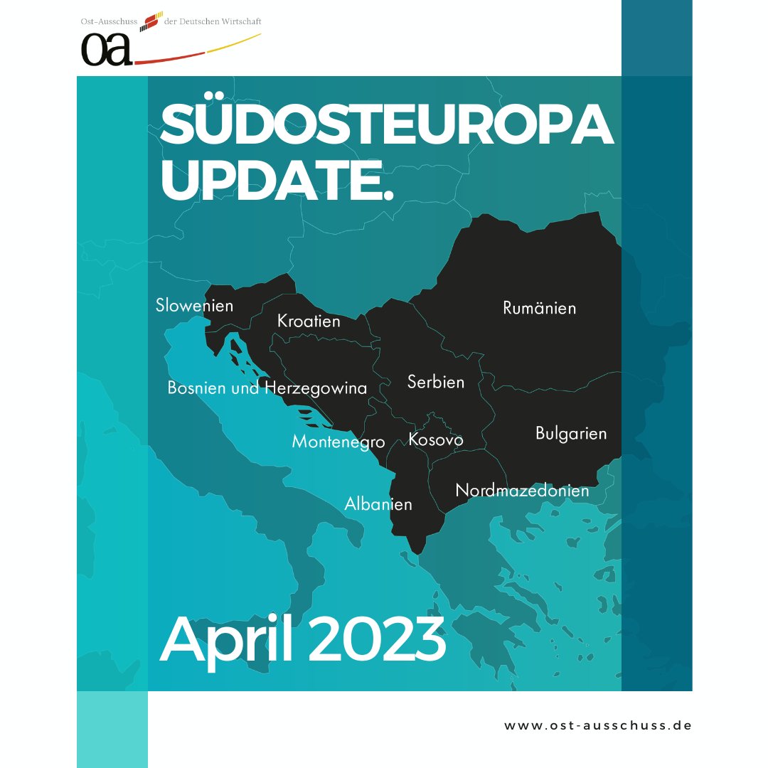 OstAusschuss's tweet photo. 𝐎𝐬𝐭-𝐀𝐮𝐬𝐬𝐜𝐡𝐮𝐬𝐬-𝐔𝐩𝐝𝐚𝐭𝐞 #Südosteuropa👉https://t.co/LLoA8TMJHt
aktuelle Entwicklungen in den Ländern der Region 
#SOEupdate #OAupdates https://t.co/jY290ffKoi