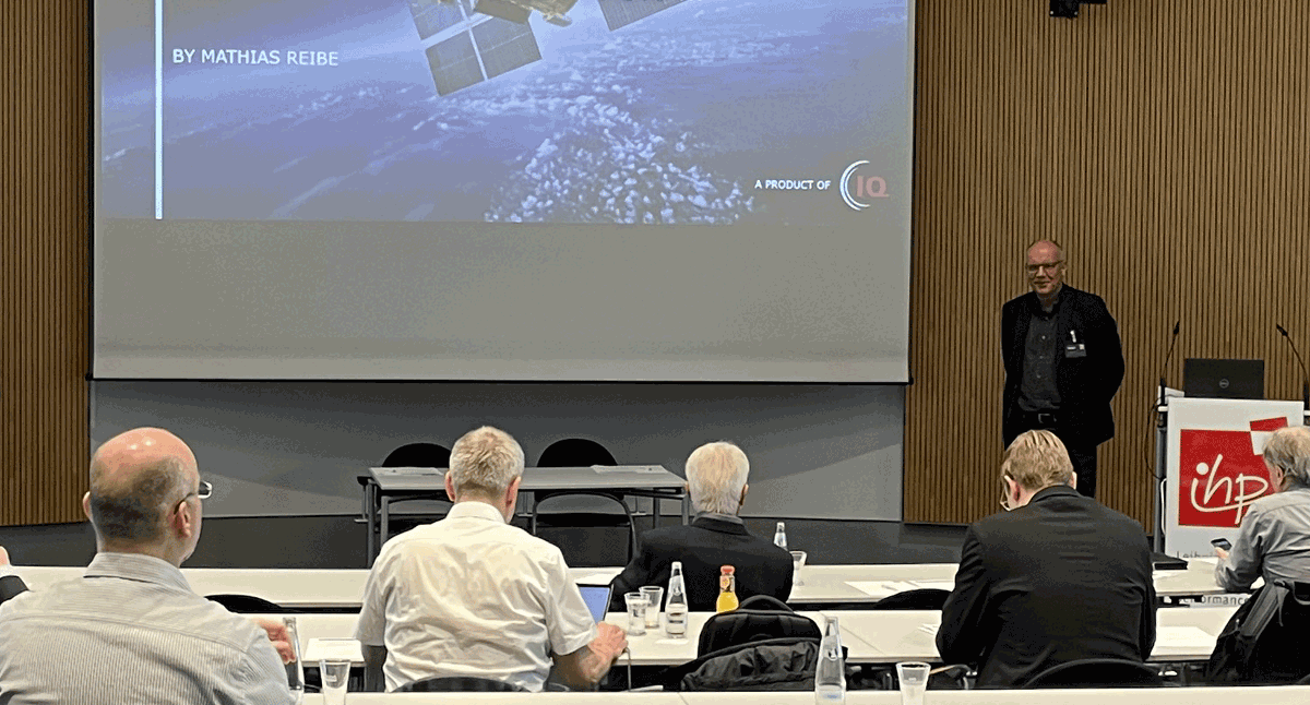 IQspacecom's tweet photo. Last week, our CTO Mathias had the opportunity to give a keynote speech at the DeSK members meeting.
We are grateful to be part of such a fantastic association.
About DeSK: https://t.co/m2aGcOnc4L
#IQspacecom #spacetechnology #smallsat #SpaceMadeInGerman https://t.co/RMnb8Z8OU8