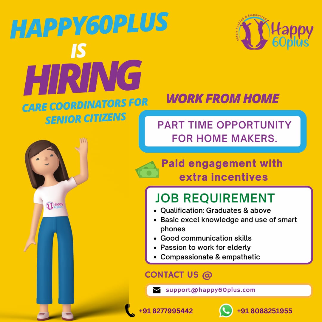 Happy60plus1's tweet photo. Women's get set ready for the Part Time Opportunity. 
Contact @_happy60plus_ 
.
.
#happy60plus #job #workfromhome #workfromhomejobs #womenworking #joboffer #healthcare #healthcareprovider #hiring #eldercareservices https://t.co/dti4pgp4lR