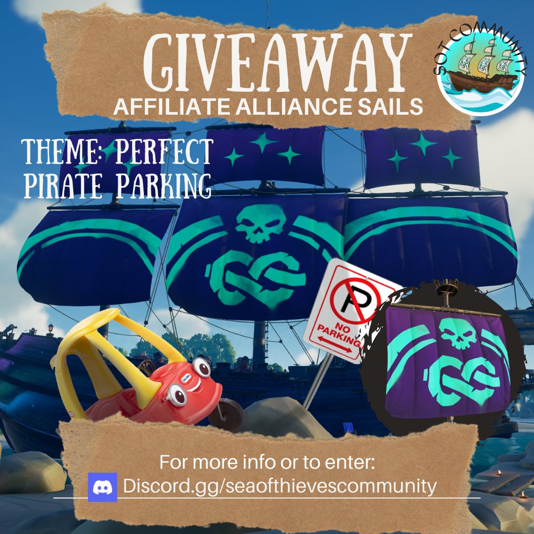 Sea of Thieves Community Discord is hosting a contest, winners get  community sails : r/Seaofthieves