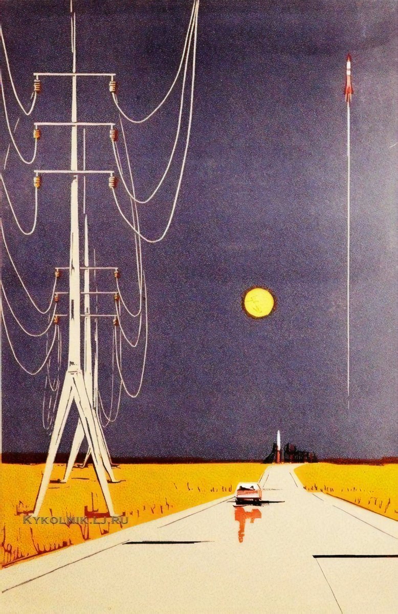 afrocosmist's tweet photo. "road to cosmodrome" vladimir koloskov, 1969 https://t.co/oauHuBeorT