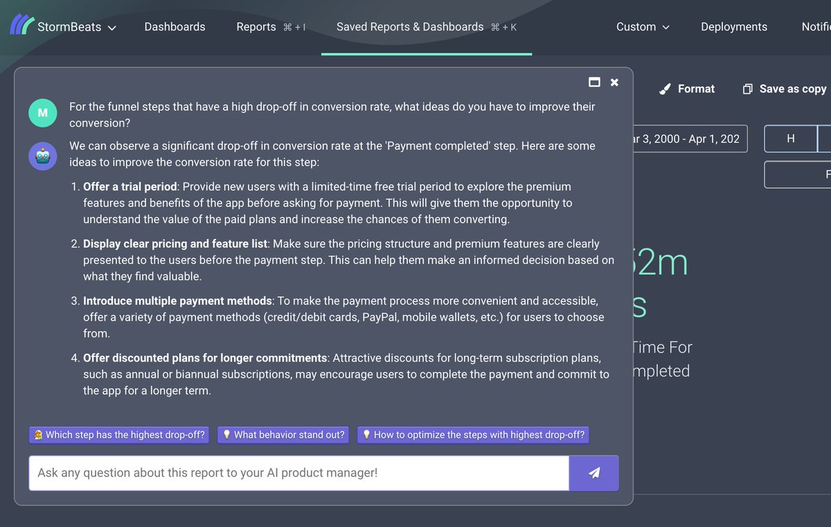 𝐏𝐢𝐜𝐭𝐮𝐫𝐞 𝐭𝐡𝐢𝐬: #Product teams equipped with laser-focused #marketing strategies, highly personalized #customer interactions, and expertly optimized product offerings. Check out Stormly powered by #GPT4