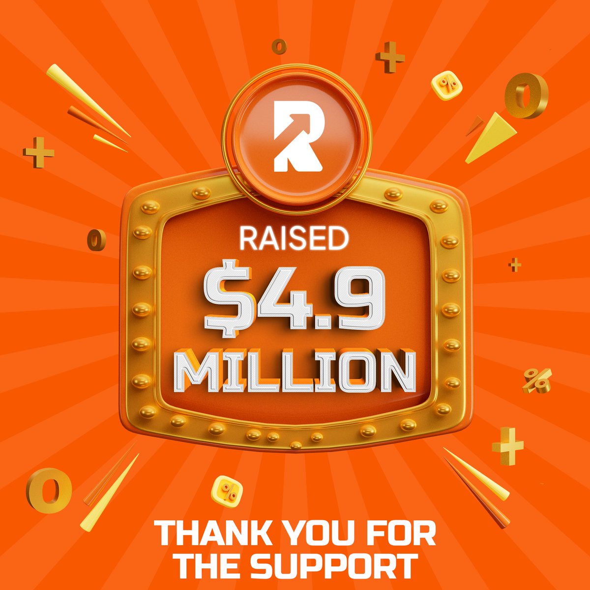 RenQ_Finance's tweet photo. 🚨MILESTONE UPDATE🚨

$4,900,000 Raised 🔥🔥

Thanks For Your Love and Support 🙏

Let’s Smash $5 Million.  💪 💥

BUY NOW - https://t.co/iIbIXyIXOx https://t.co/DAqXb4QeLg