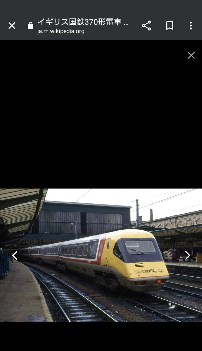最近気になる車両　　
イギリス国鉄のclass370 画像はwikiから