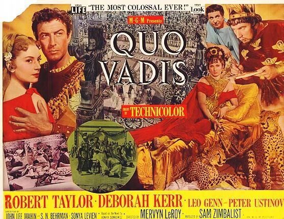 irinaran4's tweet photo. @RomaAeternaFM Quo vadis, peli y novela (el libro mucho más). https://t.co/tfmCLxAnRz