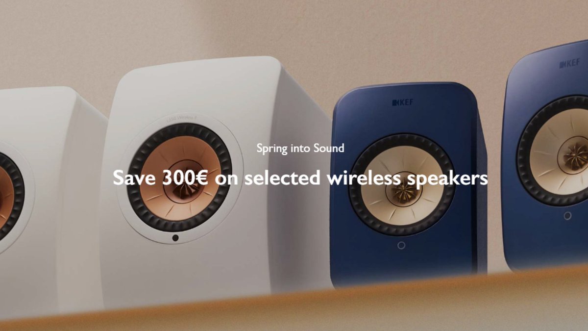 radiocolon's tweet photo. Si quieres entrar en el universo #KEF o estás renovando tu sistema de #altavoces, ahora es el momento perfecto. Disfruta de 300 € de #descuento en LSX II y LS50 Wireless II 📷 https://t.co/jM4V55ZIzR https://t.co/zk8tTN8OXj