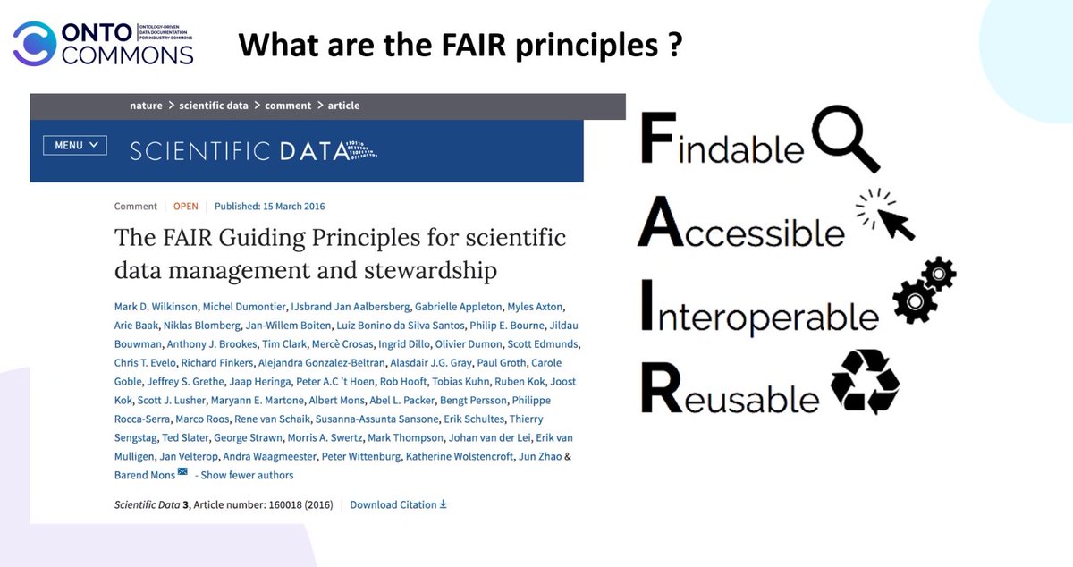 @OntoCommons (@ontocommons) on Twitter photo As a biologist working in #computational neuroscience, <a href="/YLe_Franc/">Yann Le Franc</a> faced the issue of data very early: he's now presenting #FAIRdata principles. The notion comes from a 2016 paper & discussions between scientific communities. Stay tuned for a full day on FAIR principles tomorrow! As a biologist working in #computational neuroscience, <a href="/YLe_Franc/">Yann Le Franc</a> faced the issue of data very early: he's now presenting #FAIRdata principles. The notion comes from a 2016 paper & discussions between scientific communities. Stay tuned for a full day on FAIR principles tomorrow!