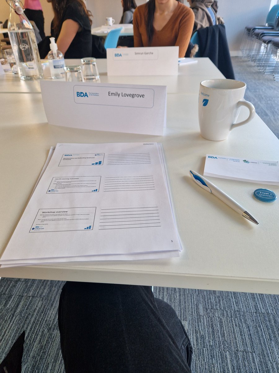 Getting ready to start the CCSG - Introduction to Critical Care Dietetics study day! <a href="/BDACriticalCare/">Critical Care Specialist Group of @BDA_Dietitians</a> <a href="/BDA_Trauma/">BDA Trauma Sub Group</a>