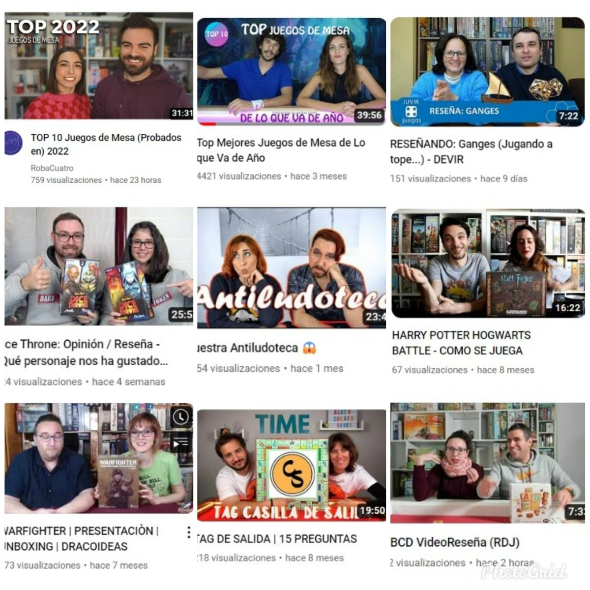 stopthewizzy's tweet photo. La afición de los #juegosdemesa tiene muchas formas de disfrutarla. Jugar, coleccionar, las jornadas lúdicas

Pero hay una muy curiosa que es la de hacer vídeos en YouTube con tu pareja. Cada día me sale un canal nuevo en las sugerencias. Recopilemos todos en este hilo https://t.co/k47iTx9mSu