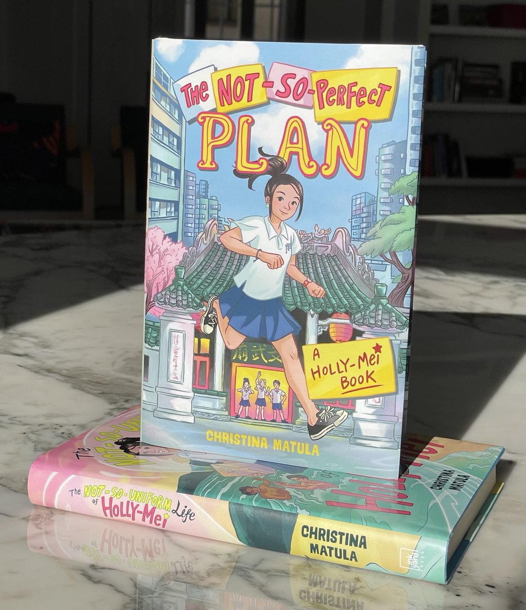 Today is the birthday of Book 2 in the Holly-Mei series, The Not-So-Perfect Plan 🎂 To celebrate, I'm giving away 3 copies! ⭐️ DM me your guess of the name of the temple on the cover and I'll pick winners randomly. Open 🌎 Hint: 🇭🇰 #middlegradelit #asiankidlit #ireadcanadian