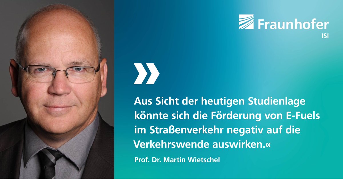 🆕 Neue Pressemitteilung: #efuels sind nicht sinnvoll für den großflächigen Einsatz bei #Pkw und #Lkw. 

➡️Die Gründe, die gegen ihren Einsatz sprechen, können hier nachgelesen werden: 

ℹ️Zur Presseinfo: lnkd.in/eH2mv3yZ

📖 Zum Diskussionsbeitrag: lnkd.in/eRAFeCW3