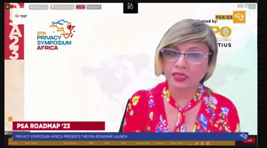 AfricaPrivacy's tweet image. With great humility , I accept the mantel of hosting the Privacy Symposium Africa 2023 , I express my gratitude to @ikassait for successfully hosting the #PSA2022 ~ Mrs. Drudeisha Madhub -Data Protection Commissioner (Data Protection Office of Mauritius
#PSA2023