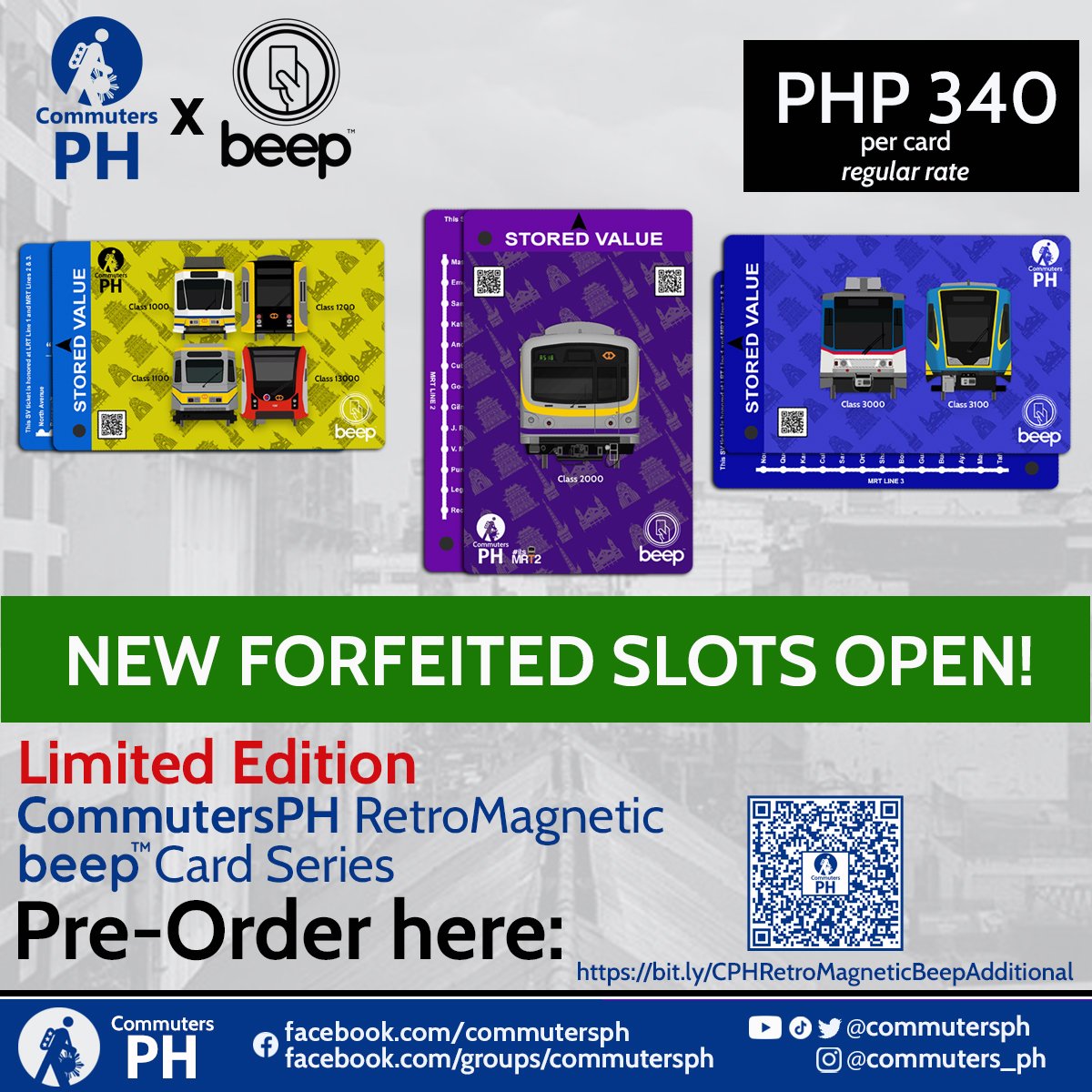 commutersph's tweet photo. YUNG INIWAN NILA, PWEDE MAGING SAYO
A very limited number of forfeited slots during our initial preorder is now open for those who still want to avail. Kaya't wag na magpahuli pa dahil hindi lahat nabibigyan ng second chance.
https://t.co/vjhW5YGXrX
#CommutersPH #itsMRT2 #beep https://t.co/shUYkROyFe