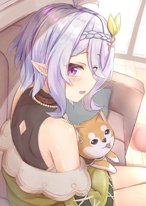 わんわんの主さまとコッコロちゃん 