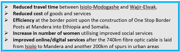 WorldBankKenya's tweet photo. Once completed, the Horn of Africa Gateway Development Project (#HoAGDP), the following are expected #NEDI https://t.co/2Jq6clAAuN