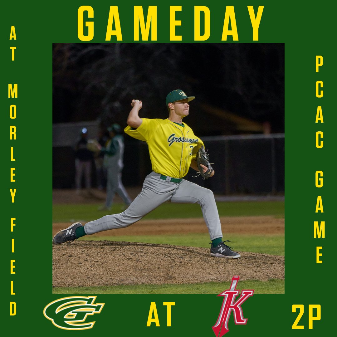 gcghouse's tweet photo. The @GCGriffin_BSB travels to @sdcityknights in a @pcacsports baseball game at Morley Field.  First pitch is at 2p.

#CCCAAbaseball #PCACbaseball #ThisIsGrossmont #TheGCGriffins https://t.co/gbCV7CFFYc