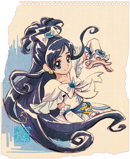 4月4日はキュアホワイト/雪城ほのか のお誕生日#ふたりはプリキュア #precure 