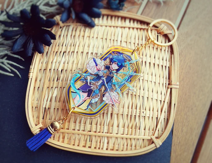From yesterday's preview - this is what they look like printed!! Every design comes with both flower and tassel endings #genshinimpact #原神 