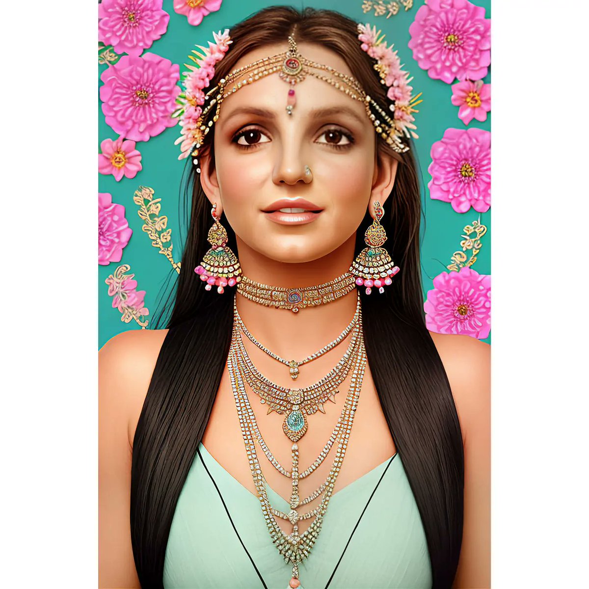 ai_divas's tweet photo. 🔥🔥What if Raja Ravi Varma painted Britney🔥🔥🔥
Follow for more posts..

#ai #aiart #ai_divas #desigirl #stablediffusion #midjourney #openai #sareelove #aiartcommunity #aiartist #aiartgallery #aiartwork #watercolor #popart #ravivarma #ravivarmapaintings #britneyspears #whatif https://t.co/luBW3222yF