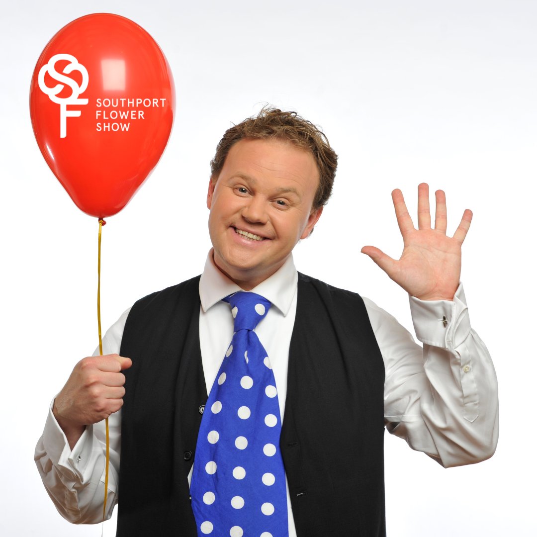 southportflower's tweet photo. We are delighted to announce that Justin Fletcher will be back at Southport Flower Show this year 🎈

What's more, you can bring your kids along to see him for free 🤩

Read all about it in our latest article here: https://t.co/w5hUSUkyRQ https://t.co/oay3oFkArK
