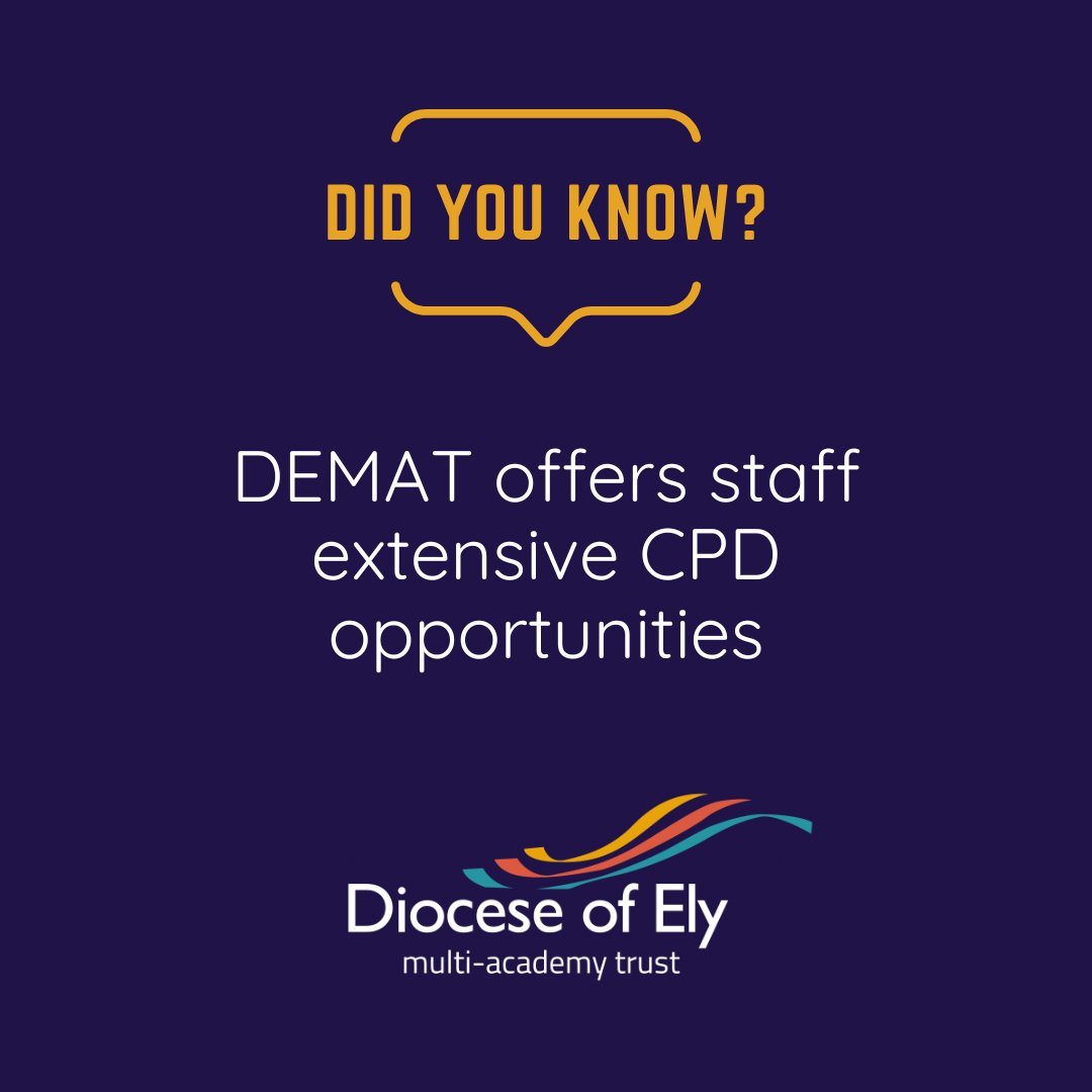 DEMAT__'s tweet image. 🧑‍🎓 CPD at DEMAT 🧑‍🎓 

The DEMAT CPD offer features central and localised training sessions and, increasingly, online training opportunities for all our staff.

#subjectknowledge #cpd #teachingcpd #demat #demattrust