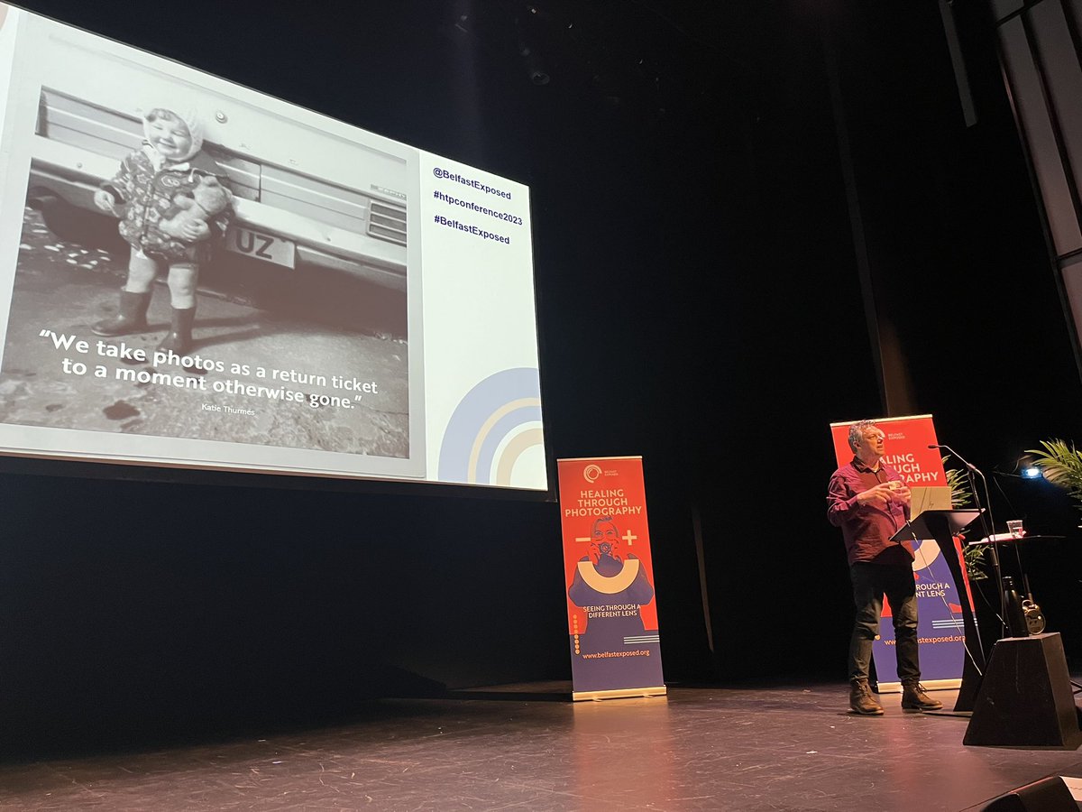 Lovely to be at <a href="/TheMACBelfast/">The MAC</a> #BelfastExposed #htpconference2023 hearing <a href="/BeyondSkinTweet/">Beyond Skin</a> discussing the power of photography.

Speaking about trauma &amp; healing soon 💛