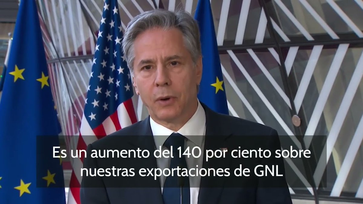 negocios_tv's tweet photo. Estados Unidos ha aumentado su exportación a Europa de gas GNL un 140% en 2022 con 56000 millones
https://t.co/9XgFOlBkVg
#estadosunidos #gas #europa #gnl #gasnatural #blinken #anthonyblinken #occidente #comercio #preciogas #exportaciones #livenews #noticiasenespañol https://t.co/tmWh768g1P