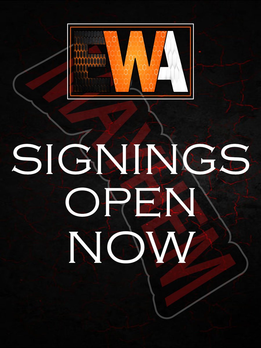 Don't forget people signings still opens get the forms filled out 
forms.gle/YoctYYN6wowJBq…