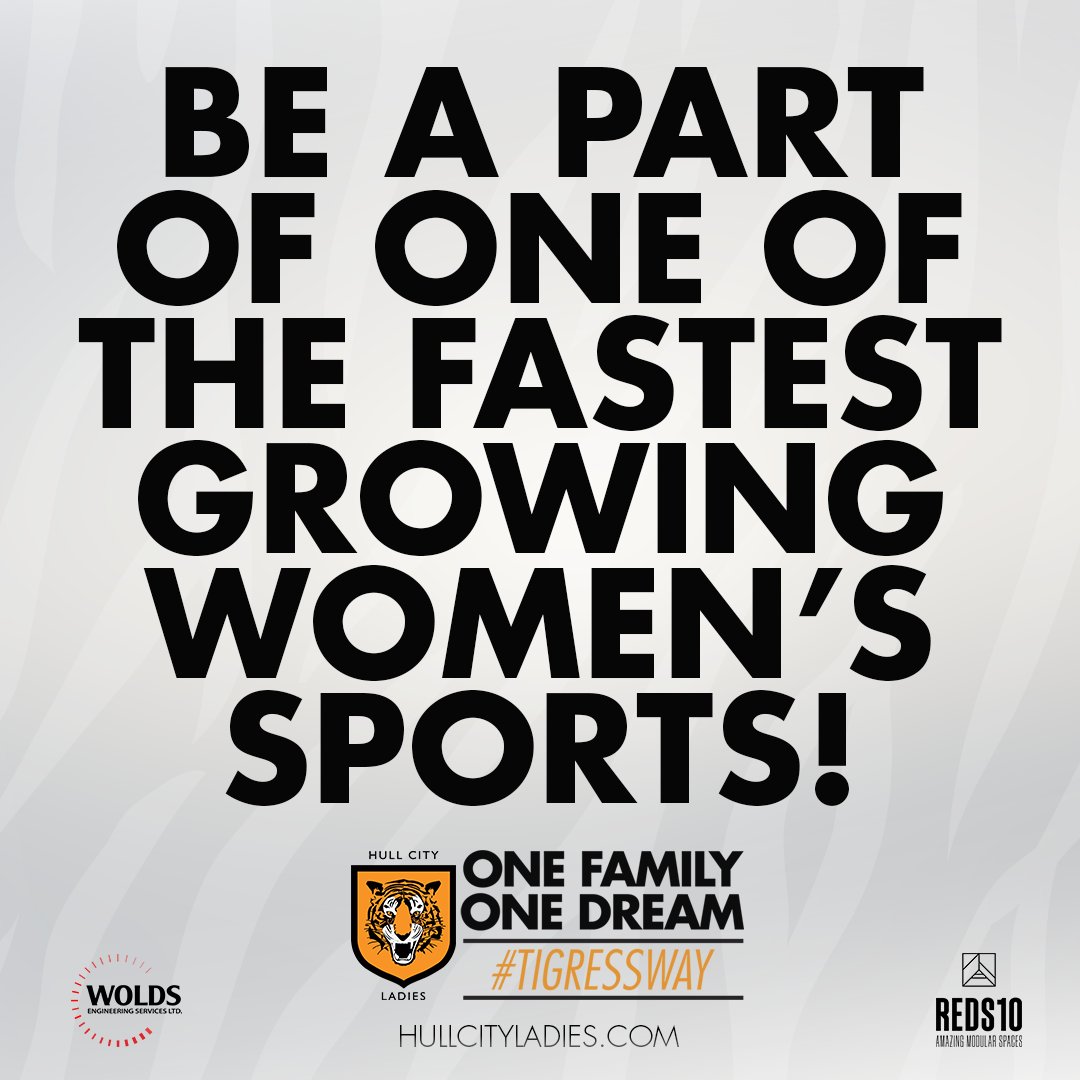 Hull City Ladies are further strengthening sections of the club! For more info/apply! 👇 hullcityladies.com/category/oppor… #TigressWay | #OneFamilyOneDream