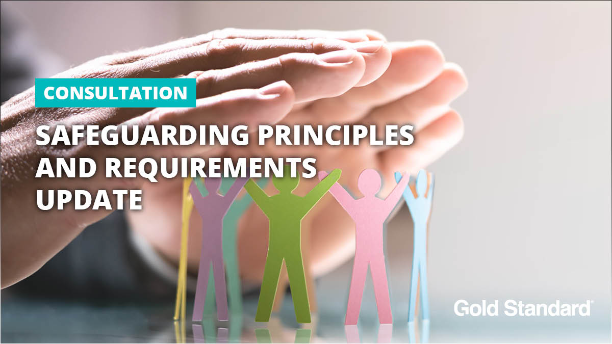 Gold Standard is proud to have market-leading safeguarding principles. But we never rest on our laurels.

Last week, we updated our guidelines to further strengthen our safeguards for core principles.

The public consultation is open until 27 April 👉 goldstandard.org/our-work/innov…