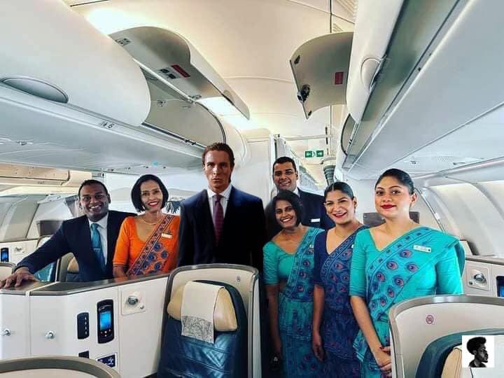 TheSriCOM's tweet photo. @flysrilankan drive carefully Bale on board 🔥💙 https://t.co/DflT6rKItU