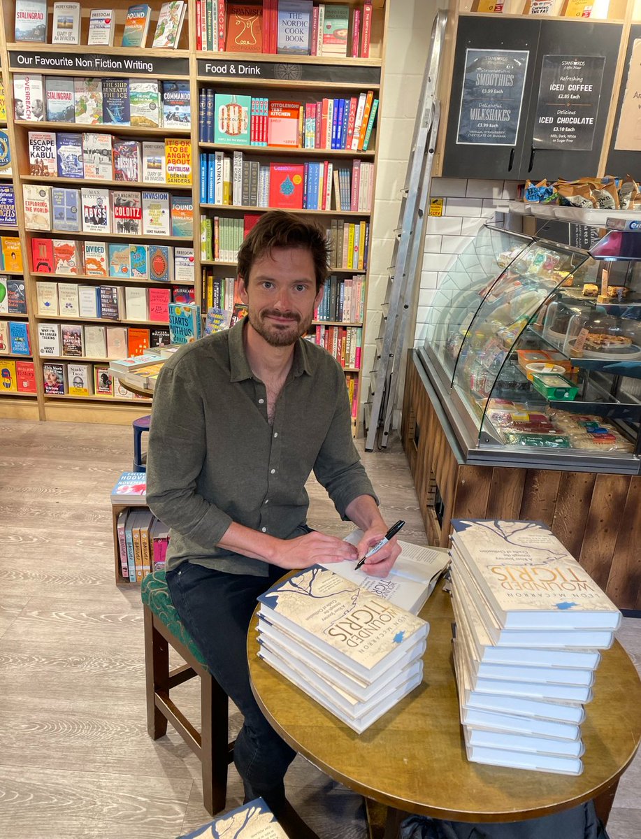April's Book of the Month is Wounded Tigris by @leonmccarron 📚 

Buy a signed copy in Store or click here ✍️stanfords.co.uk/Wounded-Tigris…

#woundedtigris #bookofthemonth