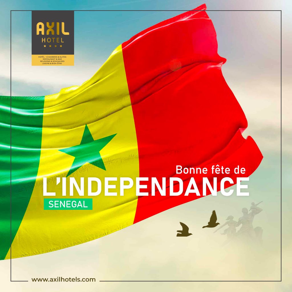 axil_hotel's tweet photo. Bonne fête de l’indépendance 🇸🇳 🦁 

———————————————
#hotel #chambre #accueillant #moderne #teranga #beautiful #pic #instagood #instadaily #instalike #senegal #igers #bellevue #4etoiles #independenceday #independent #teranga #beautiful https://t.co/Yn5r9K2FWI