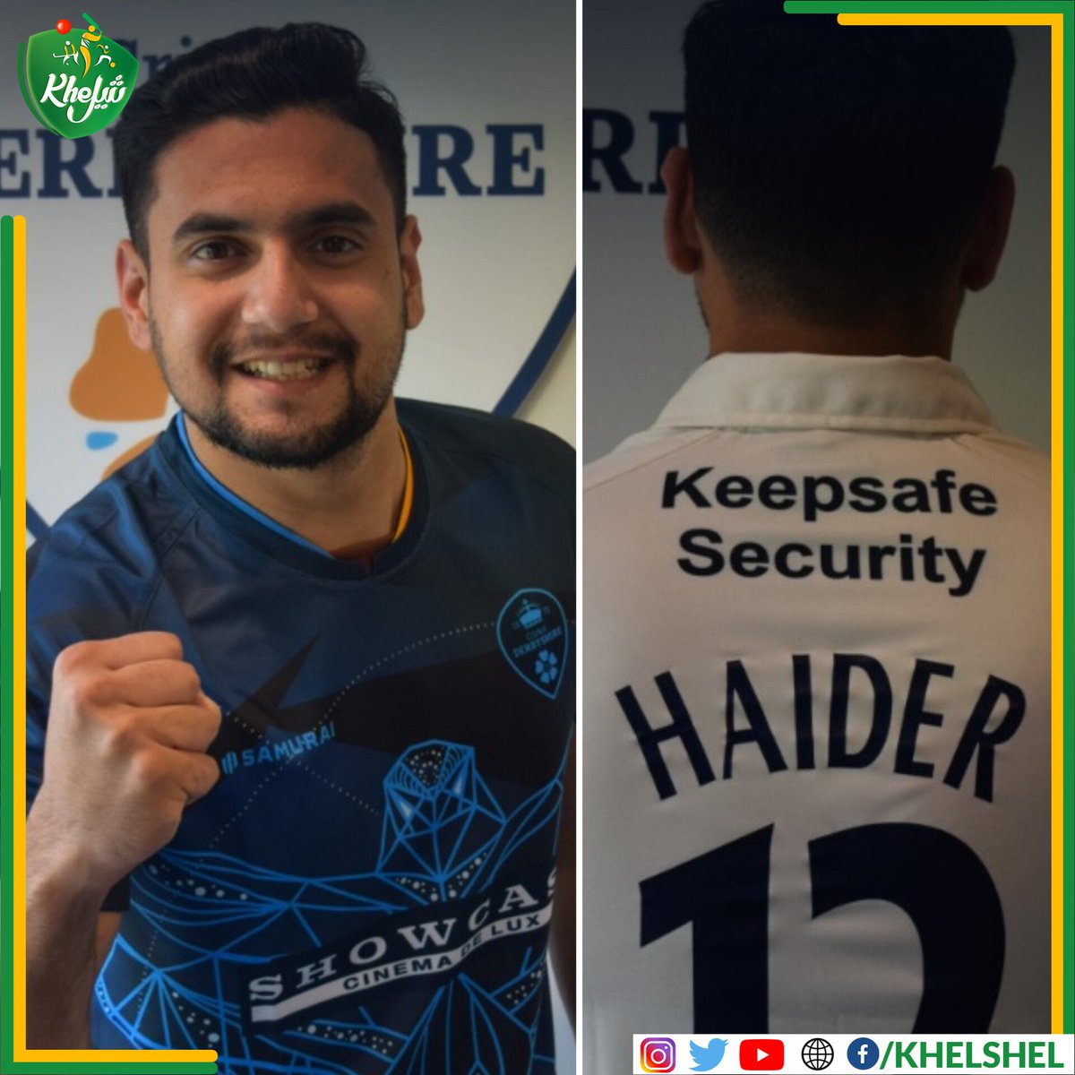 khelshel's tweet photo. Haider Ali has joined Derbyshire for #LvCountyChamp, #Blast2023 and #RoyalLondonCup 2023.

#Cricket | #Pakistan | #HaiderAli | #WeAreDerbyshire | #England https://t.co/gGQ0mEOVbs
