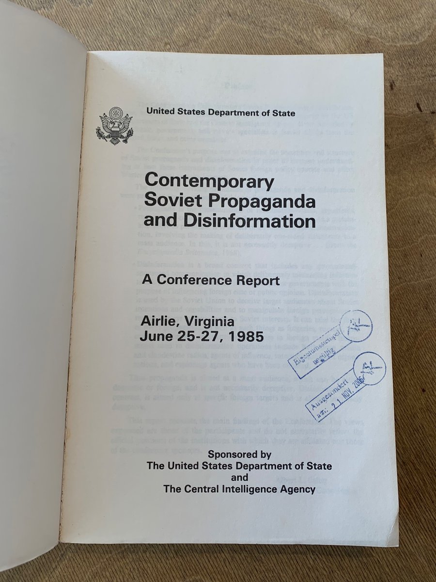 In 1984 Director of Central Intelligence William Casey asked his deputies to investigate the threat to national interests posed by 'words, verbal formulations &amp; concepts.' 
I finally managed to get a hardcopy of proceedings from the '85 conference that was organised as a result: