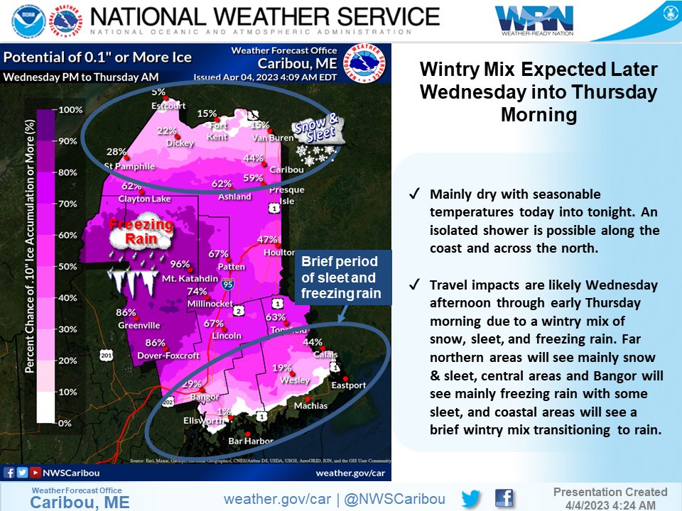 NWS Caribou on Twitter "Good morning! Here is today's weather story