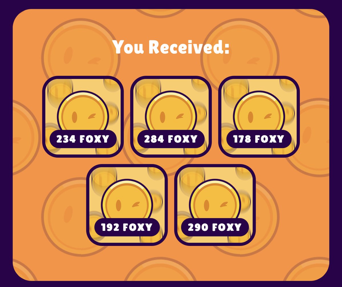 Always love opening my chests for that sweet sweet foxy. Raffling sucks now a days though as it's a DAO of giga chads that if they don't win they cry "scammer" at every corner. still love <a href="/famousfoxfed/">Famous Fox Federation 🦊🟠</a> though. #FFFMissions