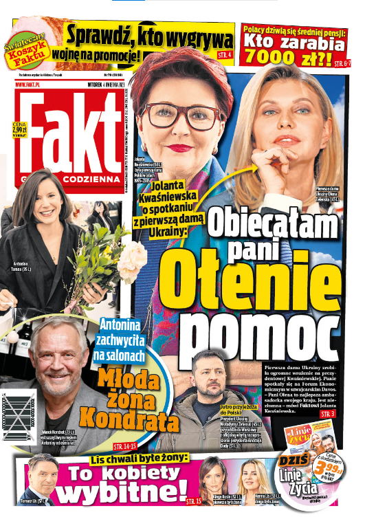 Fakt_pl's tweet photo. #DziśwFakcie: Jolanta #Kwaśniewska poprosiła funkcjonariuszy BOR o pomoc. Sytuacja była wyjątkowa [WYWIAD]
➡️https://t.co/bm959bJw4K https://t.co/QocQJR6xde