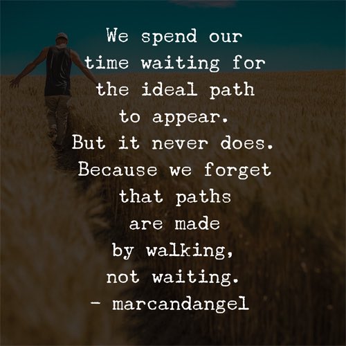 Take that step and the next one. #KeepGoing