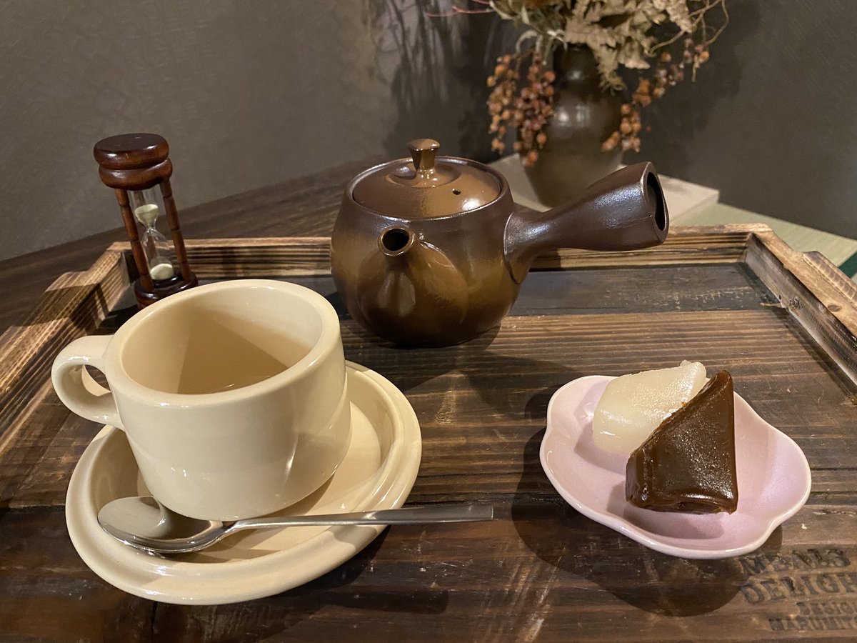 mtk_inuyama's tweet photo. 犬山で急須珈琲 ☕️
お試しください。

火鉢cafe桃と黒 
＃犬山 ＃急須珈琲 https://t.co/141HzLprdL