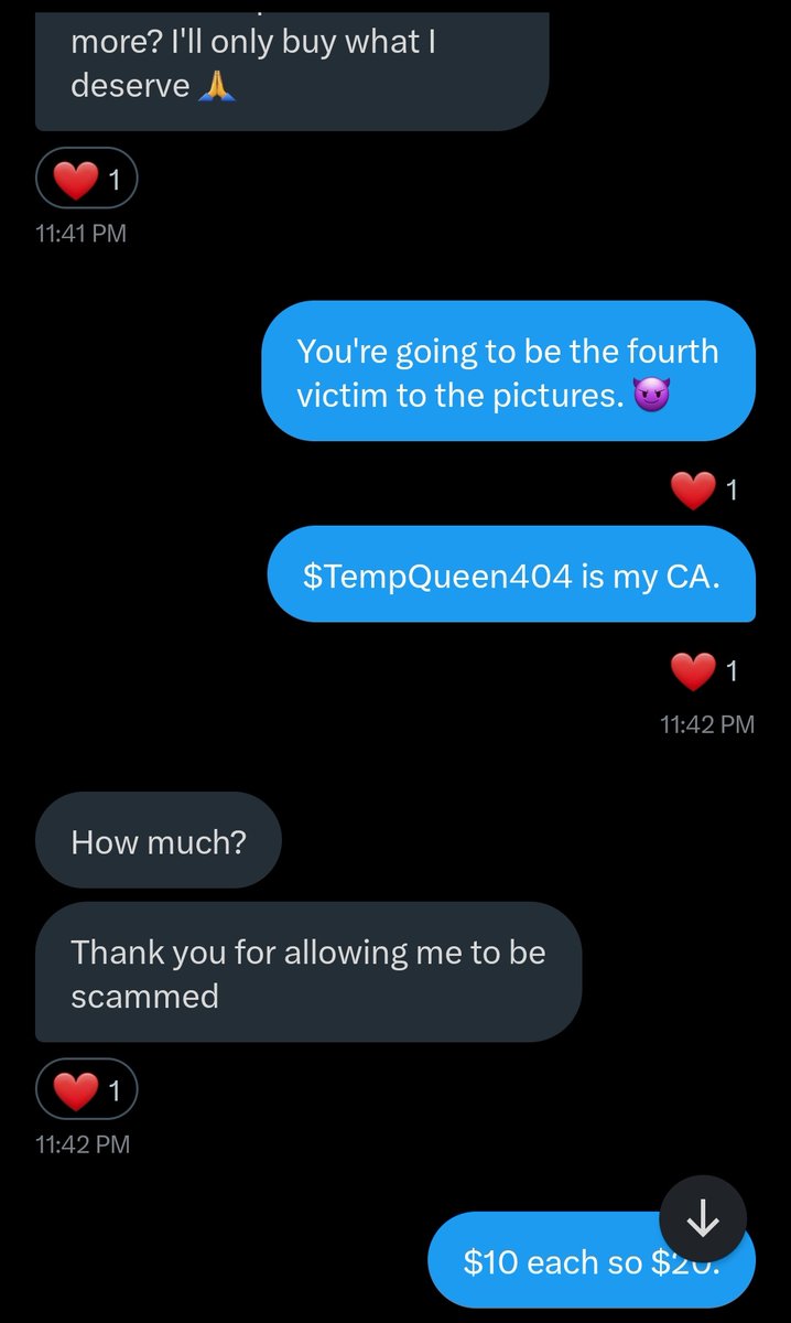 SatisfySarah's tweet photo. FOURTH idiot down.. NEXT! 😂

• FinDomme • Fetish • Kink • RipOff • Scam • Findom • Goddess • https://t.co/ijR9lYrrdD