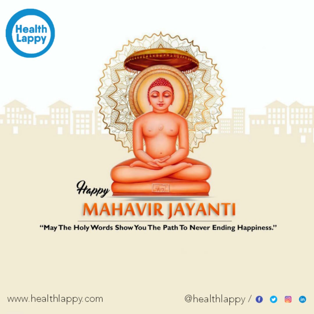 HealthLappy's tweet photo. #MahavirJayanti https://t.co/AkFy8krqDR
