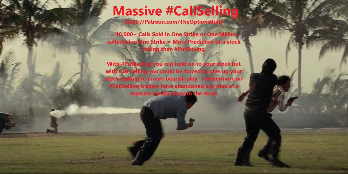 Fredbenz0's tweet photo. $XLE $XOM $XOP $BP $OXY #CrudeOil $DVN $PBR $EQT $SLB
1st indications from the Unusual Options market is that no one believes in the oil rally so far
Most of the 4/03 'Unusual' Action in oil names is Massive #CallSelling indicating traders 1st thought is to fade the bounce https://t.co/8pGpJ67Exf