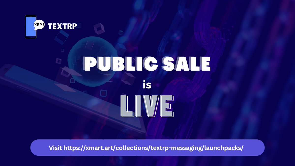 CJhonixx's tweet photo. YOU MISSED THE WHITELIST ?
YOU MISSED THE PRE SALE ?

Don't miss the public sale.
Purchase your spins at the public sale price of 200 XRP and mint our utility Launch Pack NFT...

Visit https://t.co/Rcgct8Nz32 to mint this wave of utility.
#textrpsms #blockchain #XRPLedger https://t.co/m5vCVDk8tk