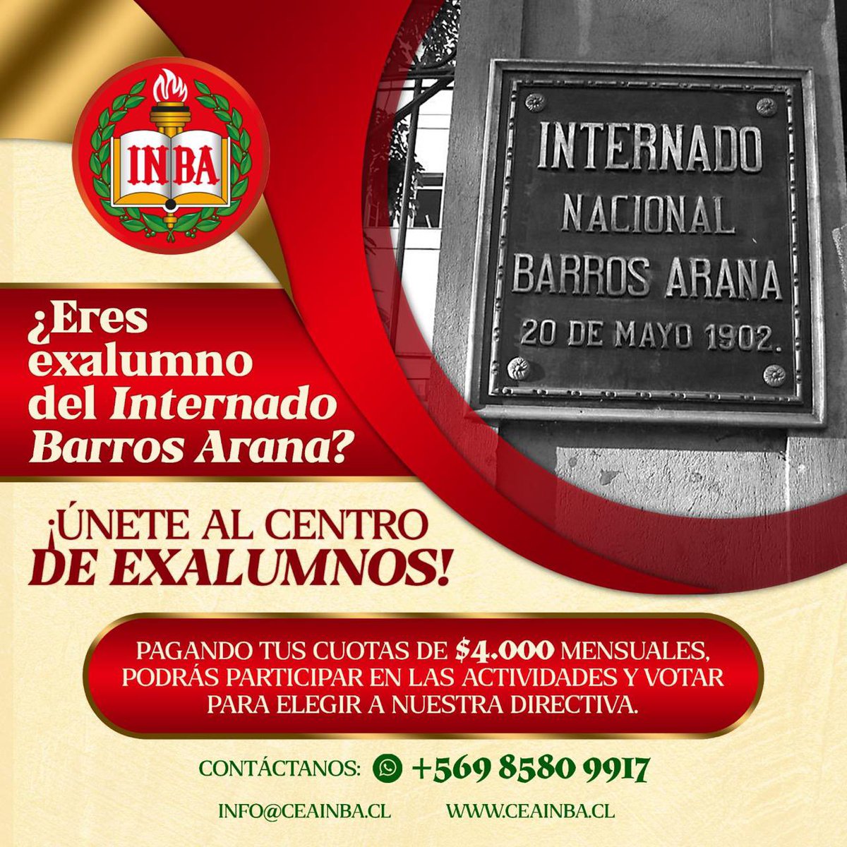 Centro de Exalumnos del INBA tweet media