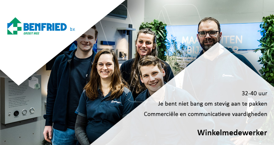 Bekijk #vacature Winkelmedewerker <a href="/Benfried_BV/">Benfried b.v.</a> in Den Hoorn op Westlandwerk.nl via  buff.ly/40D0TBW
