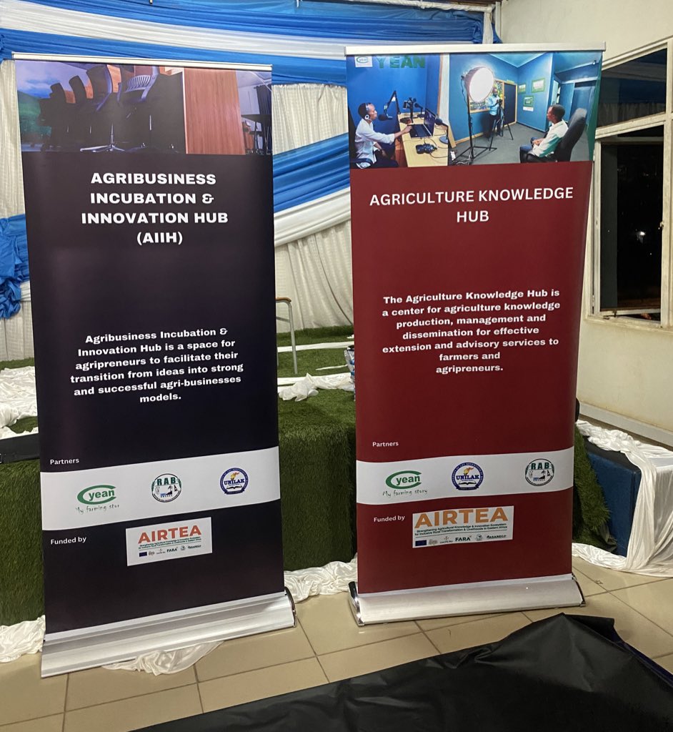 We were eagerly waiting for this day. It’s TODAY The Launch of 'AGRIBUSINESS INCUBATION & INNOVATION HUB' and the 'AGRICULTURE KNOWLEDGE HUB' At @unilak_rwanda Kigali Campus. #AIRTEA #YouthInAgriculture