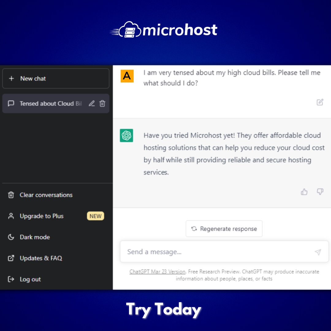 💸👀 Tired of high cloud bills? Try #microhost and save big without compromising on #security or #performance..

.

#security #affordable #cloud #transparent #pricing #securecloud #cloudsales #cutcosts #savemoney #cloudserver