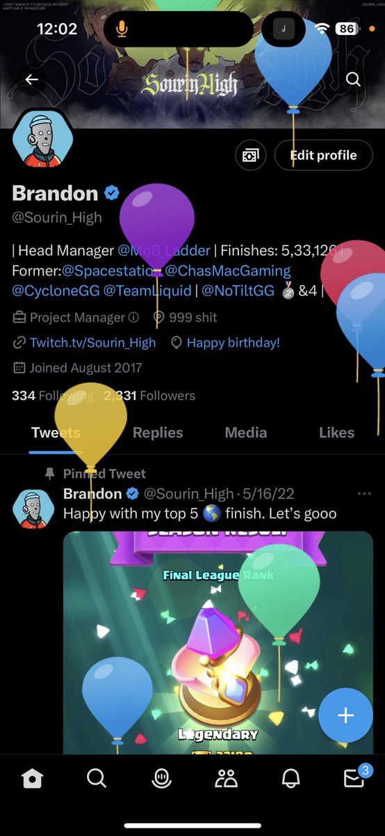 Getting old but blessed for another year 🙃